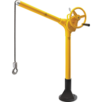 Tall Industrial Lifting Device with Bolt-Down Base, 500 lbs. (0.25 tons) Capacity D. Morneault & Fils