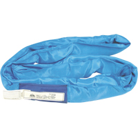&eacute;lingues rondes, Bleu, 4" la x 8' lo, 23 000 lb Charge verticale D. Morneault & Fils