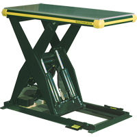 Hydraulic Backsaver Scissor Lift Table, Steel, 24" W x 48" L, 4000 lbs. Capacity D. Morneault & Fils