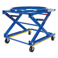 Adjustable Pallet Stand - Mobile, 42-1/2" L x 40" W, 1500 lbs. Cap. D. Morneault & Fils