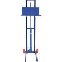 Gerbeur hydraulique &agrave; plateforme, M&eacute;canisme Pompe au pied, Capacit&eacute; de 400 lb, Levage max de 51-1/8" D. Morneault & Fils