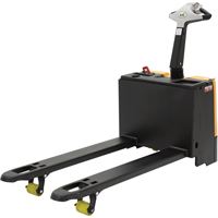 Transpalette &eacute;lectrique motoris&eacute; a/balance, Capacit&eacute; 3300 lb, 48" lo x 28,25" la D. Morneault & Fils