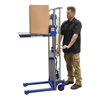 Gerbeur Hefti-Lift, M&eacute;canisme Pompe au pied, Capacit&eacute; de 880 lb, Levage max de 59" D. Morneault & Fils