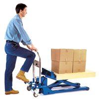 Low Profile Dandy Lift Scissor Lift Table, 37-1/10" L x 19-7/10" W, Steel, 1100 lbs. Capacity D. Morneault & Fils