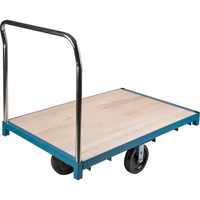 Heavy-Duty Platform Truck, 48" L x 30" W, 2500 lbs. Capacity, Nylon Casters D. Morneault & Fils