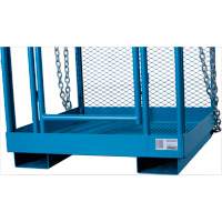 Nacelle &eacute;l&eacute;vatrice pour travail en hauteur, 36" x 36" x 72" h, Capacit&eacute; de 1000 lb, Acier D. Morneault & Fils