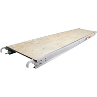 Work Platforms - Plywood Deck, Wood, 7' L x 19" W D. Morneault & Fils
