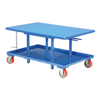 Post Lift Table, 42" L x 30" W, Steel, 2000 lbs. Capacity D. Morneault & Fils