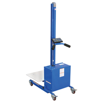 Quick Lift Platform Stacker, Electric Operated, 175 lbs. Capacity, 57" Max Lift D. Morneault & Fils