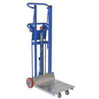 Hydra Lift Platform Stacker, Foot Pump Operated, 750 lbs. Capacity, 52" Max Lift D. Morneault & Fils