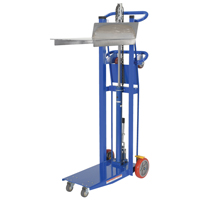 Hydra Lift Platform Stacker, Foot Pump Operated, 750 lbs. Capacity, 52" Max Lift D. Morneault & Fils