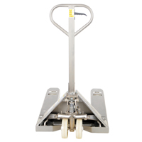 Transpalette, Acier inoxydable, 48" lo x 27" la, Capacit&eacute; 5500 lb D. Morneault & Fils