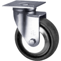 Heavy-Duty Caster, Rigid, 8" (203.2 mm), Urethane, 1000 lbs. (453.6 kg.) D. Morneault & Fils