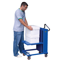 Self Elevating Tables, 20" L x 20" W, Steel, 230 lbs. Capacity D. Morneault & Fils