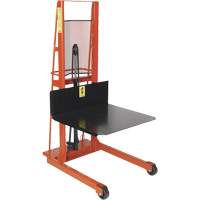 Hydraulic Platform Lift Stacker, Foot Pump Operated, 1000 lbs. Capacity, 60" Max Lift D. Morneault & Fils