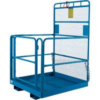 Nacelle &eacute;l&eacute;vatrice pour travail en hauteur, 48" x 48" x 72" h, Capacit&eacute; de 1000 lb, Acier D. Morneault & Fils