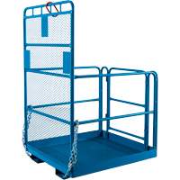 Nacelle &eacute;l&eacute;vatrice pour travail en hauteur, 48" x 48" x 72" h, Capacit&eacute; de 1000 lb, Acier D. Morneault & Fils