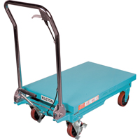 Heavy-Duty Hydraulic Scissor Lift Table, 32" L x 19-3/4" W, Steel, 660 lbs. Capacity D. Morneault & Fils
