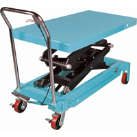 Heavy-Duty Hydraulic Scissor Lift Table, 48" L x 24" W, Steel, 1545 lbs. Capacity D. Morneault & Fils