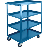 Heavy-Duty Shelf Carts, 4 Tiers, 24" W x 48" H x 51" D, 1200 lbs. Capacity D. Morneault & Fils