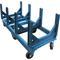 Chariot &agrave; berceaux, 60" lo x 28" la x 29" h, Capacit&eacute; de 5000 lb, Roue Ph&eacute;nolique D. Morneault & Fils