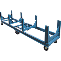 Bar Cradle Truck, 96" L x 28" W x 29" H, 5000 lbs. Capacity, Phenolic Wheels D. Morneault & Fils