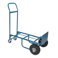 Convertible Deluxe Hand Truck, Steel, 800 lbs. Capacity D. Morneault & Fils