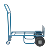 Convertible Deluxe Hand Truck, Steel, 800 lbs. Capacity D. Morneault & Fils