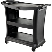 Executive Service Cart, 3 Tiers, 20" x 38" x 39", 300 lbs. Capacity D. Morneault & Fils
