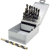 BG29RS Premium JET-KUT B & G Reduced Shank Drill Bit Set, 29 Pieces, High Speed Steel D. Morneault & Fils