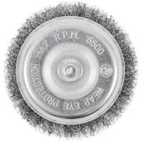 Brosse coupelle sertie sur tige D. Morneault & Fils