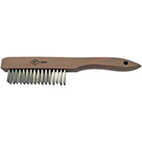 Brosse &agrave; r&eacute;curer, Acier inoxydable, 4 x 16 rangs de fils D. Morneault & Fils