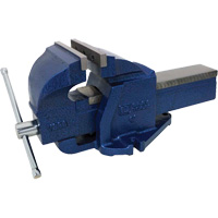 Cast Ductile Iron Bench Vise, 6" Jaw Width, 3-3/4" Throat Depth D. Morneault & Fils