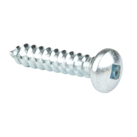 Tapping Screw Pan Head, #14 x 1-1/4" L, Zinc Plated D. Morneault & Fils