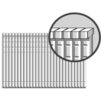 Clous de finition calibre 18 &eacute;lectro-galvanis&eacute;s assortis D. Morneault & Fils