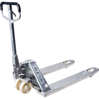 Manual Pallet Trucks, Galvanized, 42" L x 27" W, 5500 lbs. Capacity D. Morneault & Fils