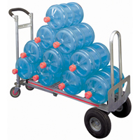 Three-Position Hand Trucks, Aluminum, 750 lbs. Capacity D. Morneault & Fils