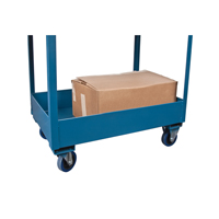 Deep Lipped Service Cart, 2 Tiers, 24" W x 47" H x 36" D, 1200 lbs. Capacity D. Morneault & Fils