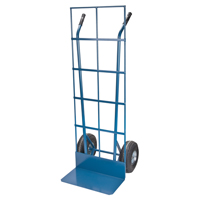 Load Retention Hand Truck, Dual Handle, Steel, 53" Height, 600 lbs. Capacity D. Morneault & Fils