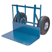 Load Retention Hand Truck, Dual Handle, Steel, 53" Height, 600 lbs. Capacity D. Morneault & Fils