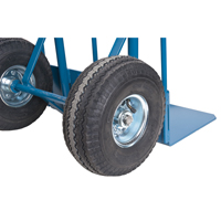 Load Retention Hand Truck, Dual Handle, Steel, 53" Height, 600 lbs. Capacity D. Morneault & Fils