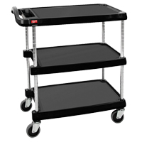 Chariot utilitaire myCart, 3 tiers, 16" x 35-1/2" x 27", Capacit&eacute; 400 lb D. Morneault & Fils