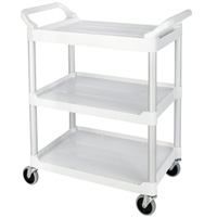 Service Utility Cart, 3 Tiers, 33" x 37" x 18", 200 lbs. Capacity D. Morneault & Fils