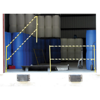 Safety Lift Gate, 10' L x 42-5/8" H, 159" Raised, Yellow D. Morneault & Fils