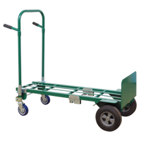 Greenline Economical Convertible Hand Truck - E-CON, Steel, 800 lbs. Capacity D. Morneault & Fils