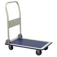 Folding Handle Platform Truck, Steel, 440 lbs., 29" L x 19" W, 32-1/2" High D. Morneault & Fils