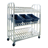 Picking Cart, 3 Tiers, 59" W x 67-1/2" H x 26" D, 1000 lbs. Capacity D. Morneault & Fils