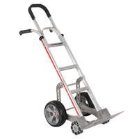 Self-Stabilizing Hand Truck, Combination Handle, Aluminum, 55'' Height, 500 lbs. Capacity D. Morneault & Fils