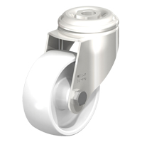 Roulette en nylon acier inoxydable, Pivotant, Diam&egrave;tre 3-1/8" (79,5 mm), Capacit&eacute; 265 lb (120 kg) D. Morneault & Fils