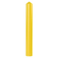 Smooth Bollard Cover, 4" Dia. x 56" L, Yellow D. Morneault & Fils
